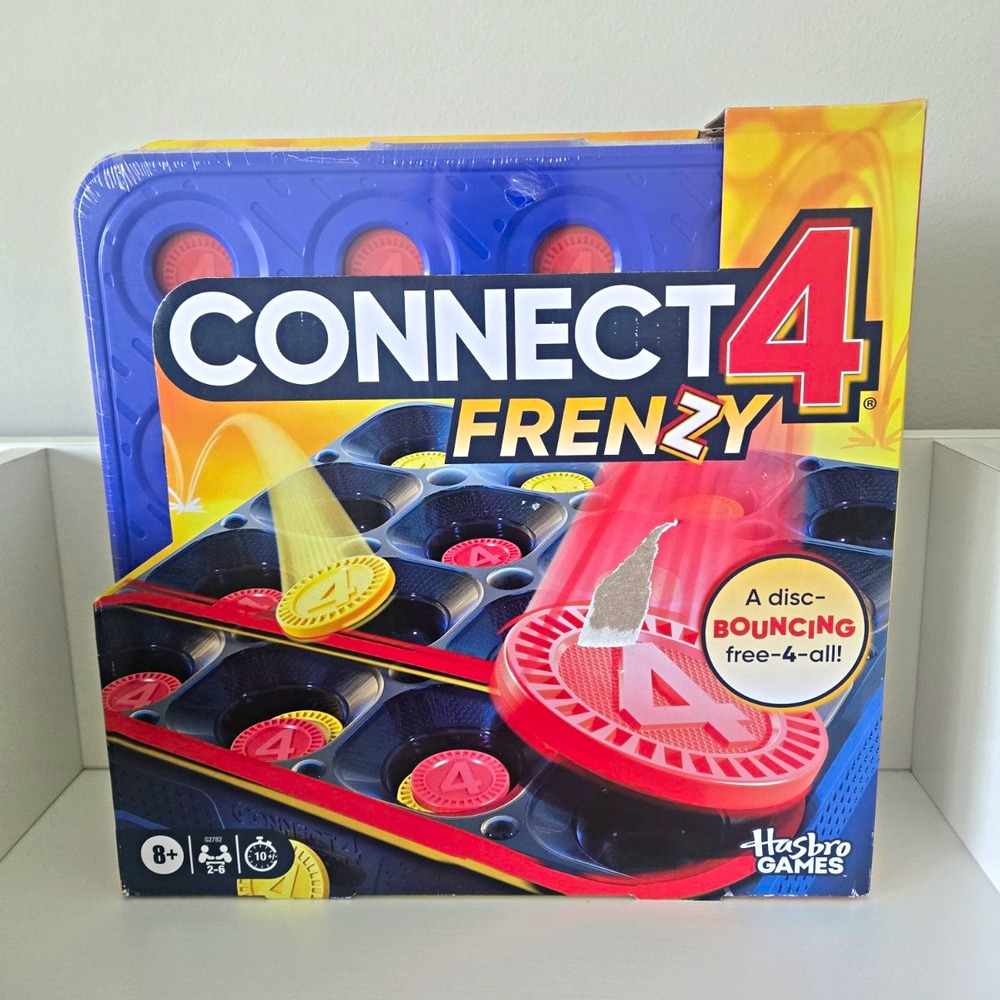 Hasbro Games Connect 4 Frenzy Strategy Board Game Disc Bouncing Game